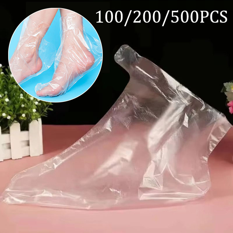 Tools Youtube - 100-500 stuks wegwerpsokken voor voetverzorging, transparante